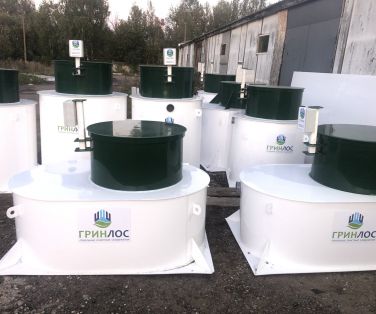 Хранение септиков ГРИНЛОС на складе