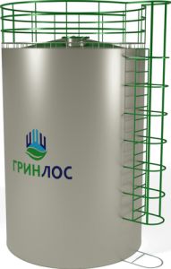 ГРИНЛОС Емкость стальная 3 м3 вертикальная наземная