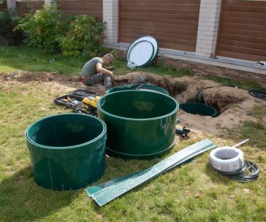 Доставка и установка ГРИНЛОС АЭРО с КНС 5 Пр Лонг + наращивание горловины