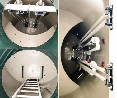 ГРИНЛОС КНС вертикальная из полипропилена диаметр 2000 мм, высота 3500 мм